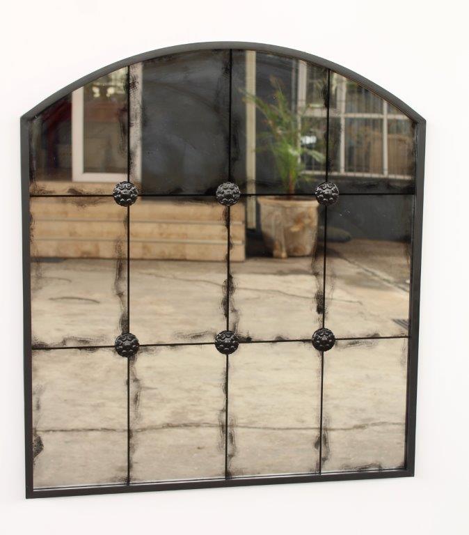 Mirror - Arched Vintage Black Metal