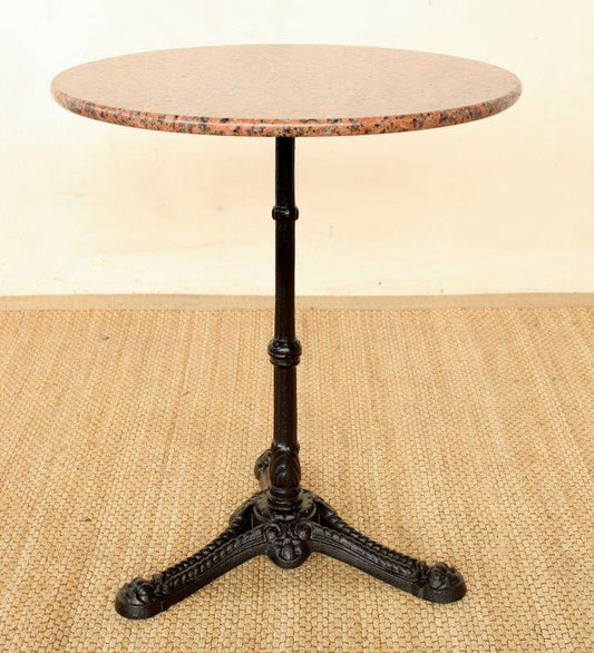 Table - Brown Marble Top Round