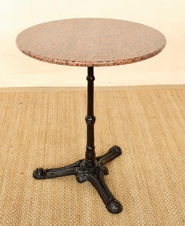 Table - Brown Marble Top Round