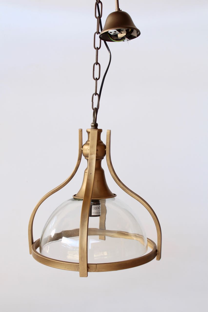 Ceiling Light - Glass & Metal