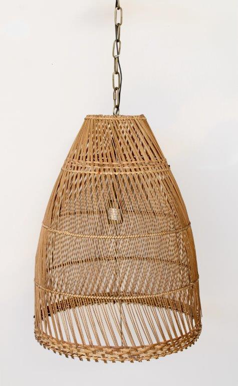 Ceiling Light - Large Rattan