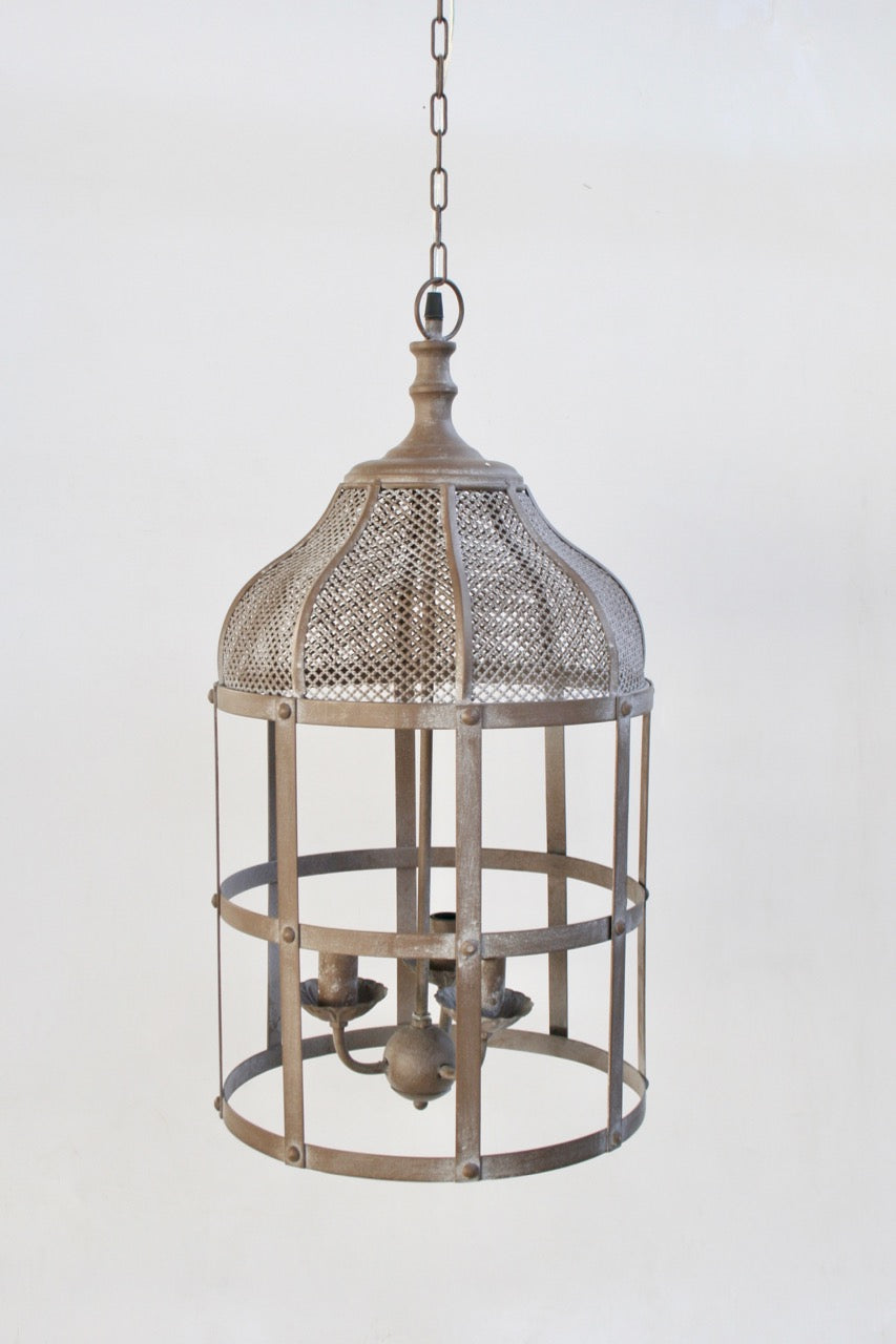 Ceiling Light - Rustic Metallic 3 Globe