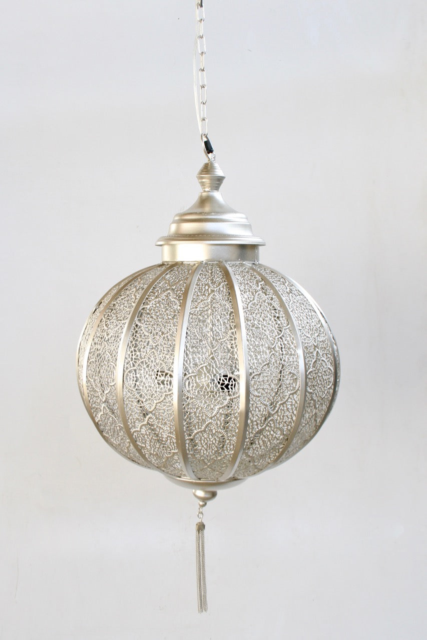 Ceiling Light - Silver Marrakesh