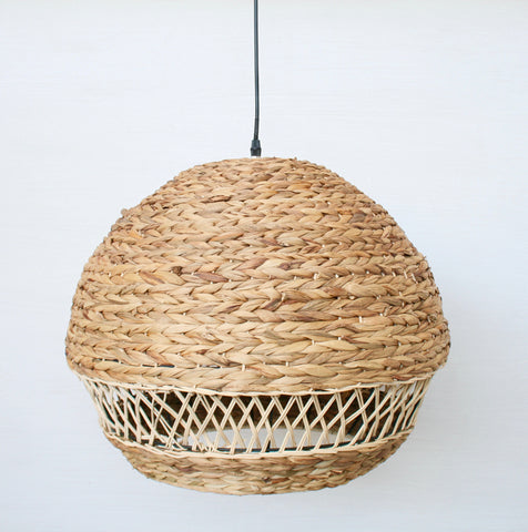 Ceiling Light - Woven Round Basket