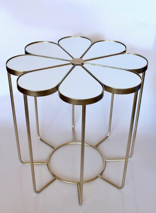 Table - Golden Flower Mirror