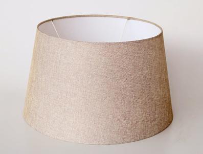 Lamp Shade - Brown Course Linen