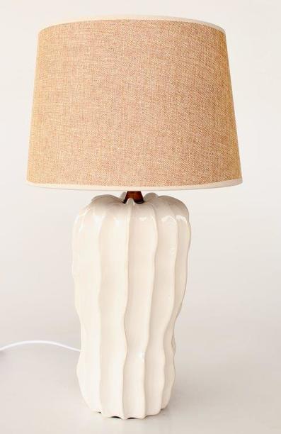 Table Lamp - Off White Cactus