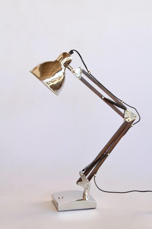 Study Lamp - Black & Silver