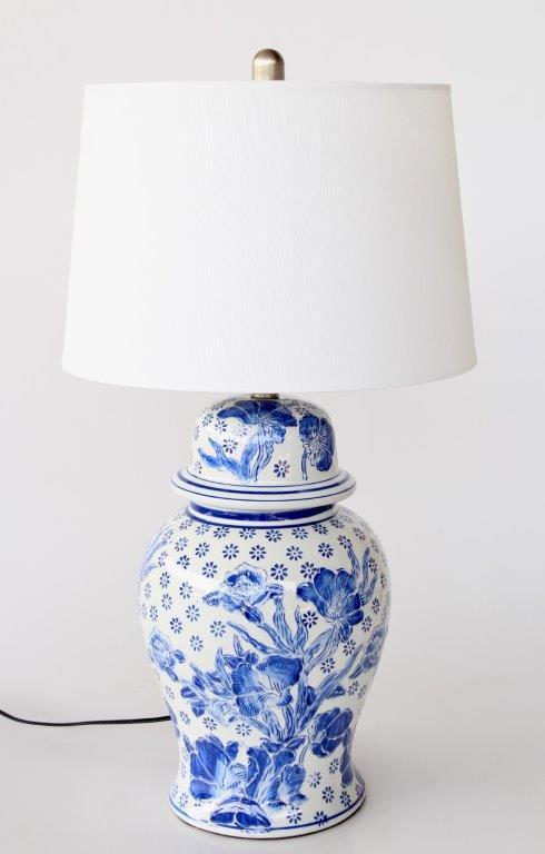 Table Lamp - Floral Jar