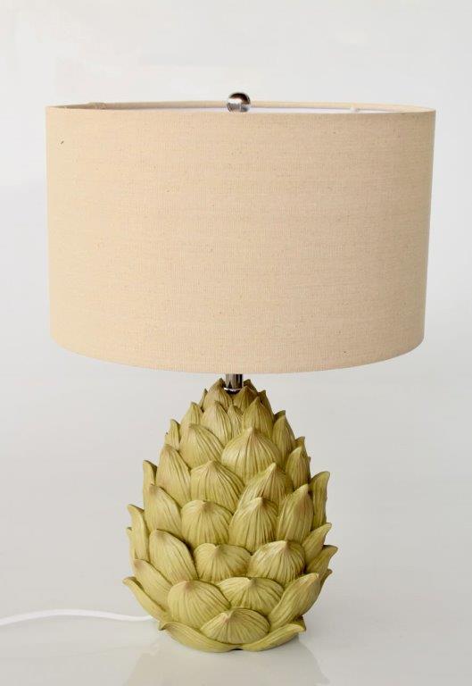 Table Lamp - Green Artichoke