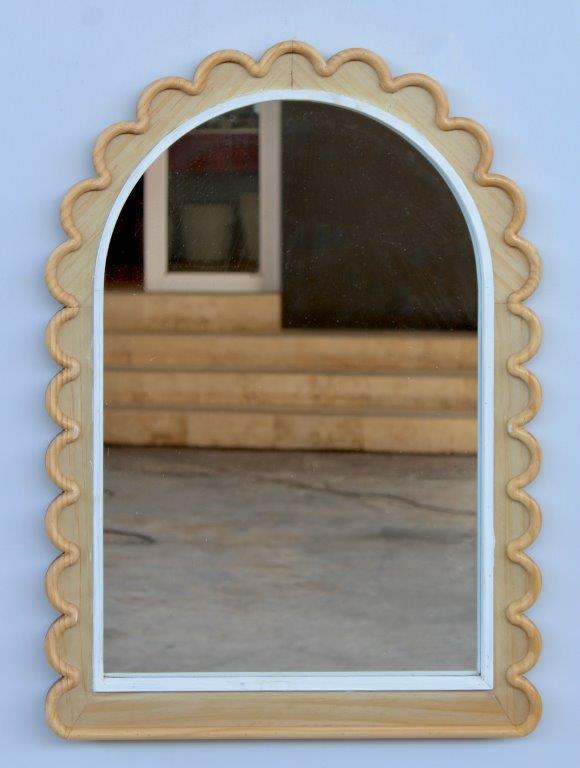 Mirror - Wooden Scalloped Arch