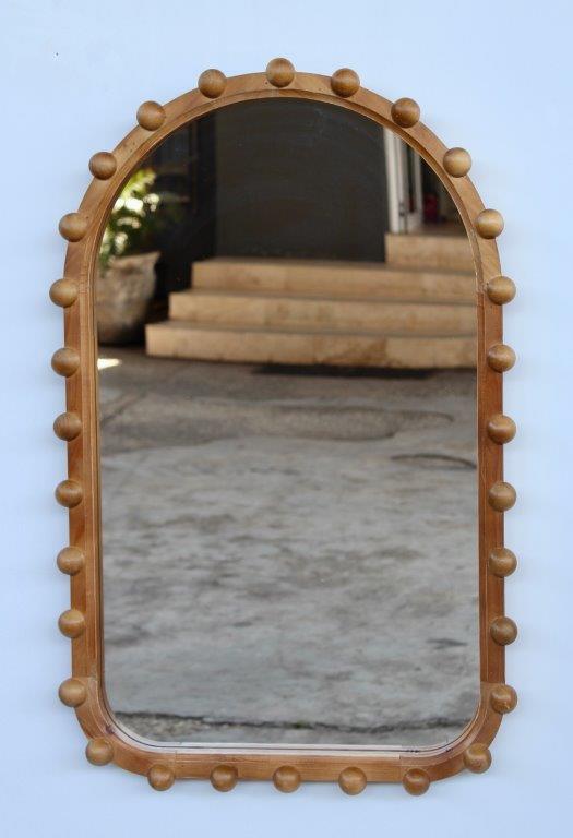 Mirror - Wooden Bobble Arch